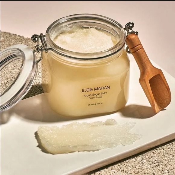 NEW JOSIE MARAN ARGAN SUGAR BALM BODY SCRUB - Picture 2 of 11